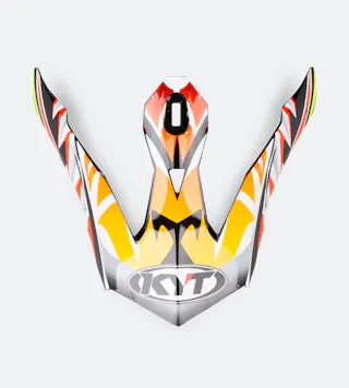 KYT Skyhawk Temper Helmet Peak