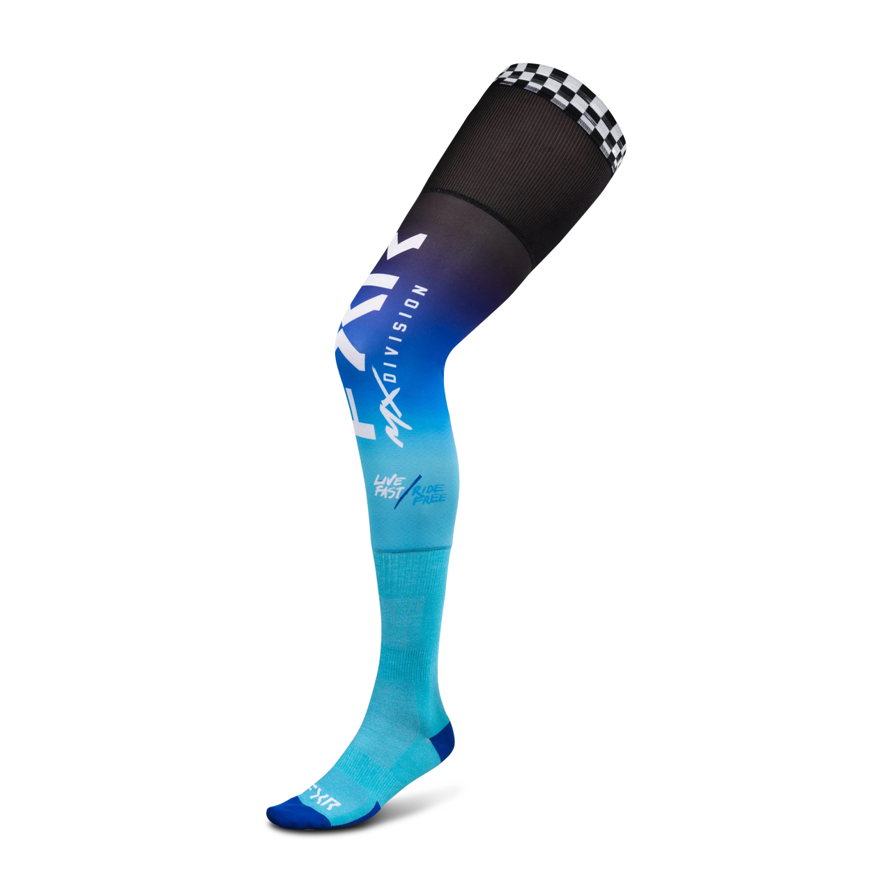 Rijsokken FXR Zwart-Blauw