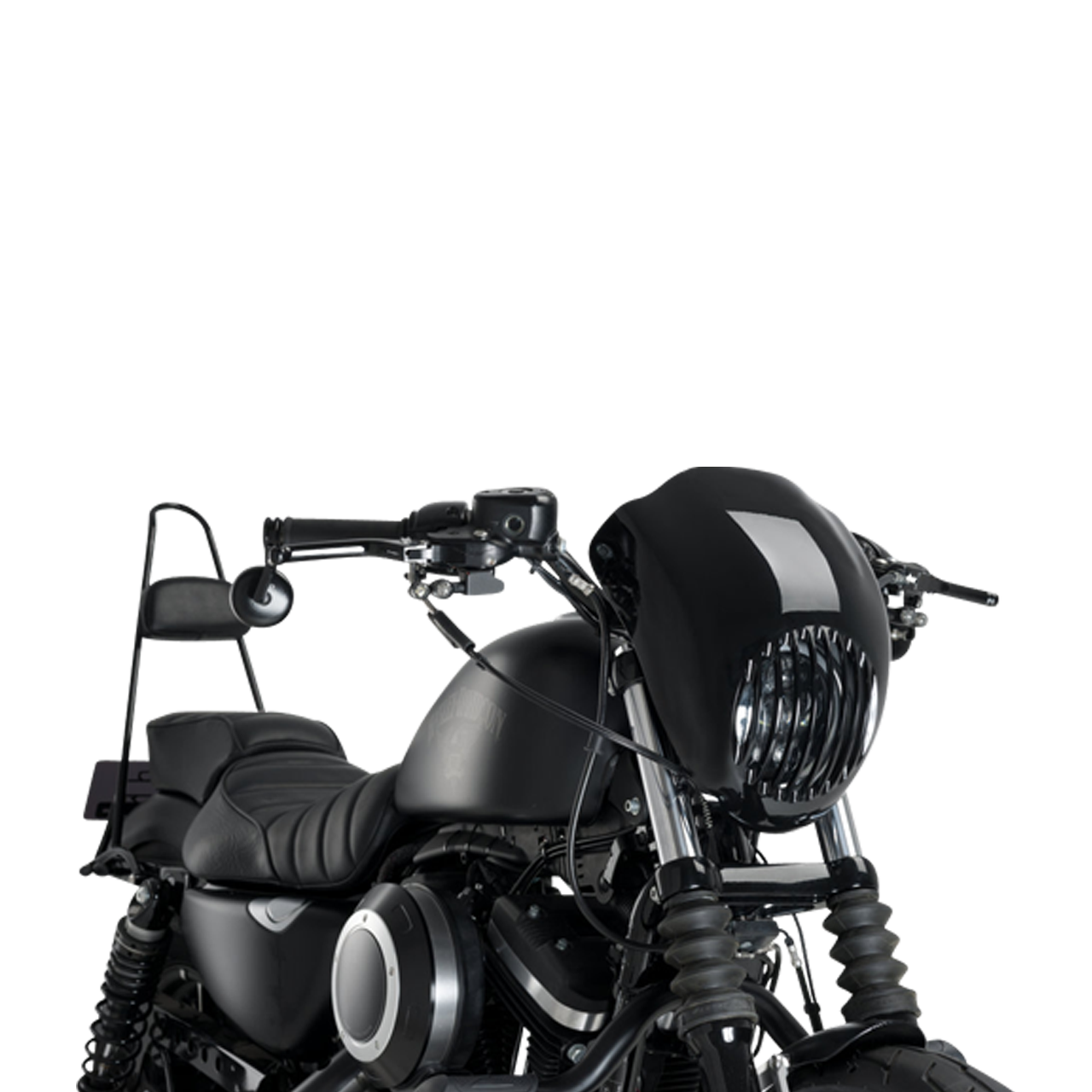 CustomAcces Warrior Headlight Protector Black 260x350x150mm