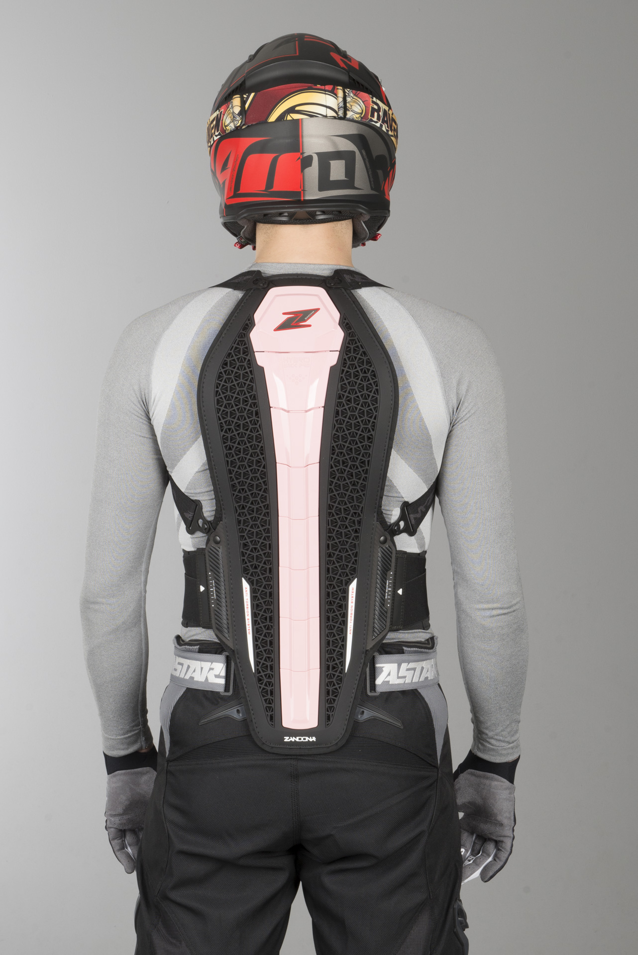 Zandonà Hybrid Pro x8 Back Protector Pink
