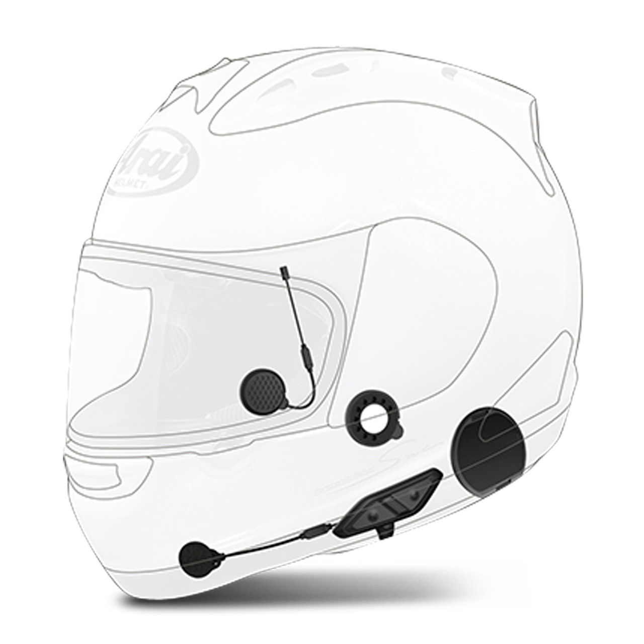 Sena 10U-AR-11 MC BT with Remote Control for Arai Full-face Helmets