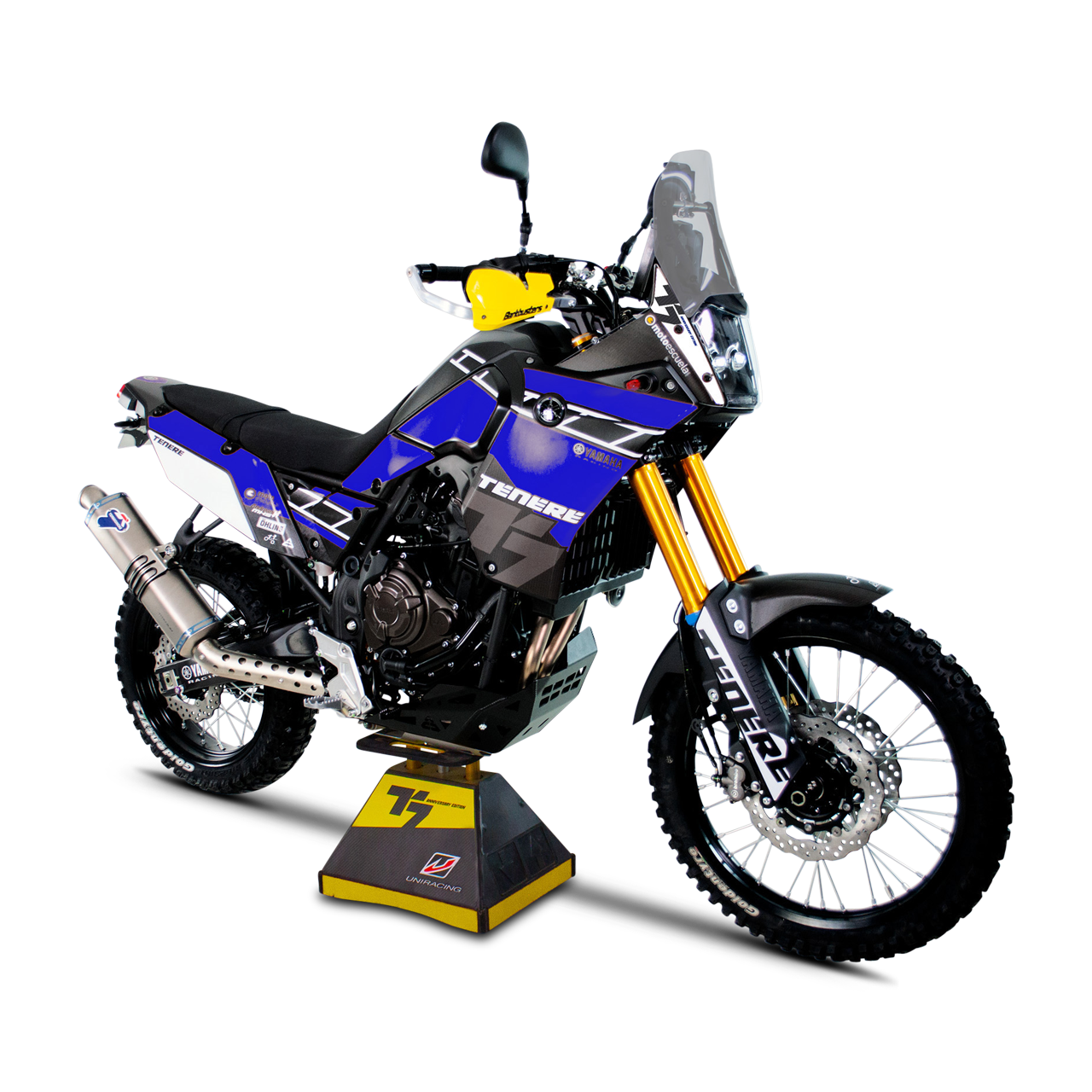 Stickerset Uniracing 60th Anniversary Graphics Official-Blauw