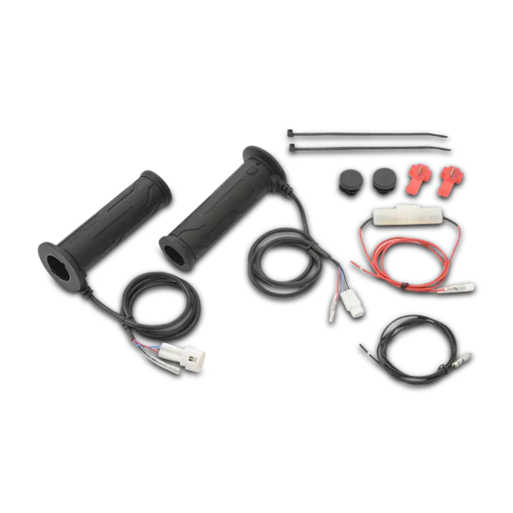 Verwarmde Handvatten Daytona 4 niveaus - 22,2 mm Open End met batterijbescherming (automatische uitschakeling).
