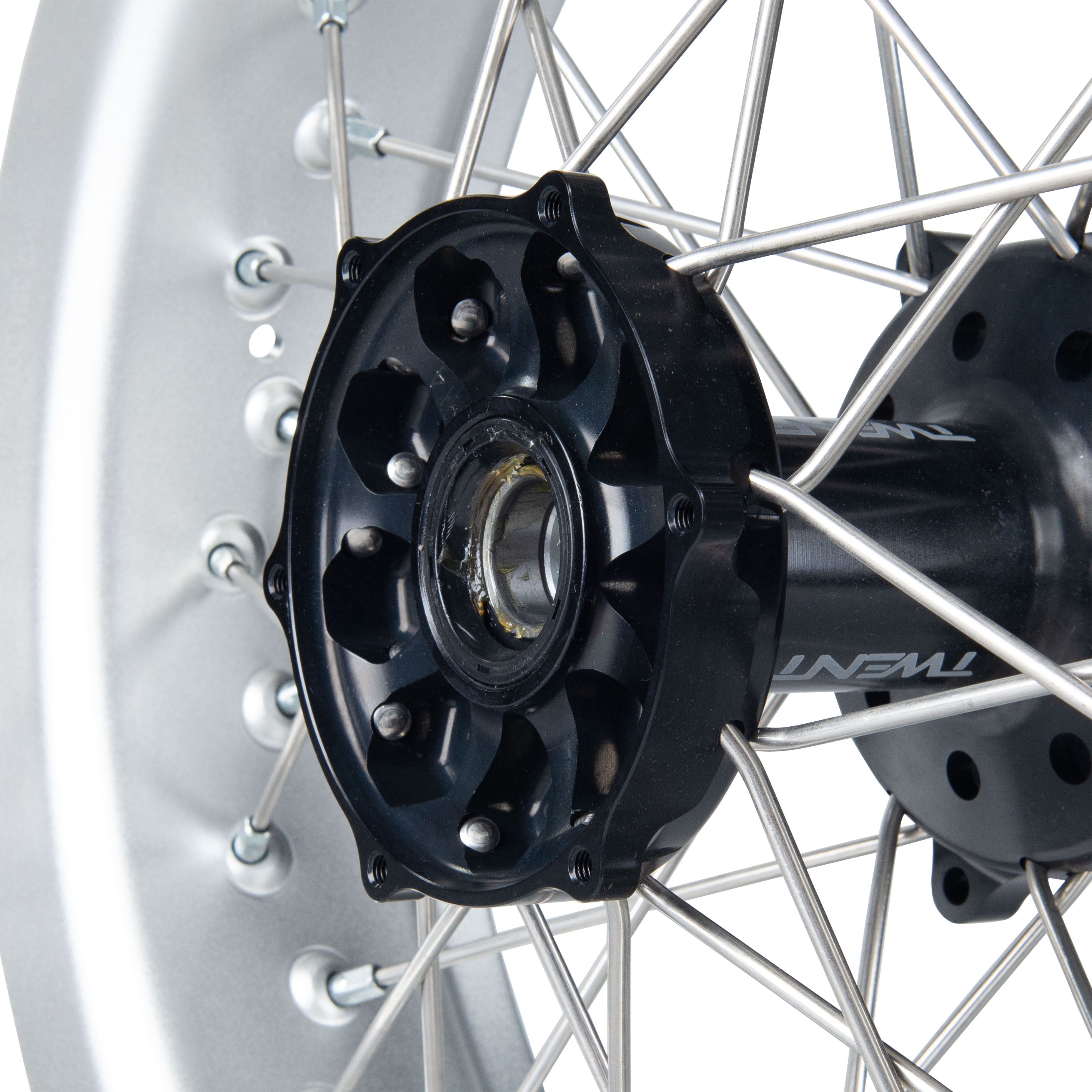 Twenty Supermotard Rear Wheel Silver-Black 17"