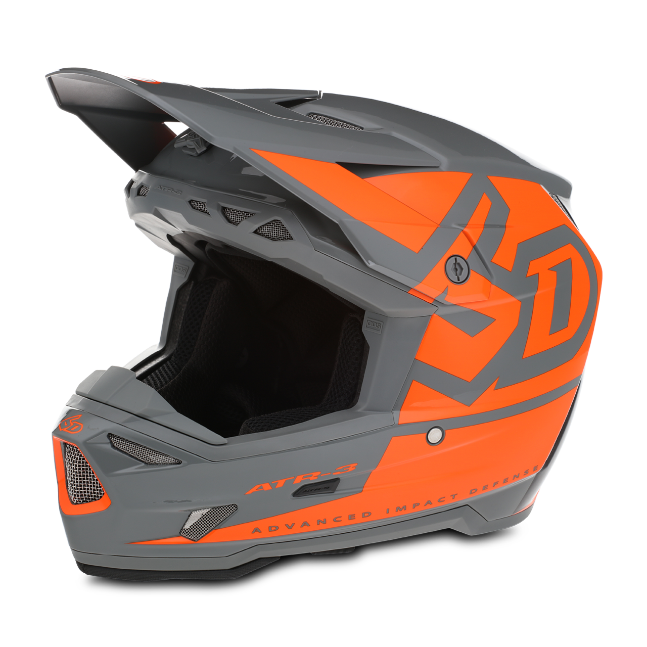 Crosshelm Kinderen 6D ATR-3Y Hex Glanzend