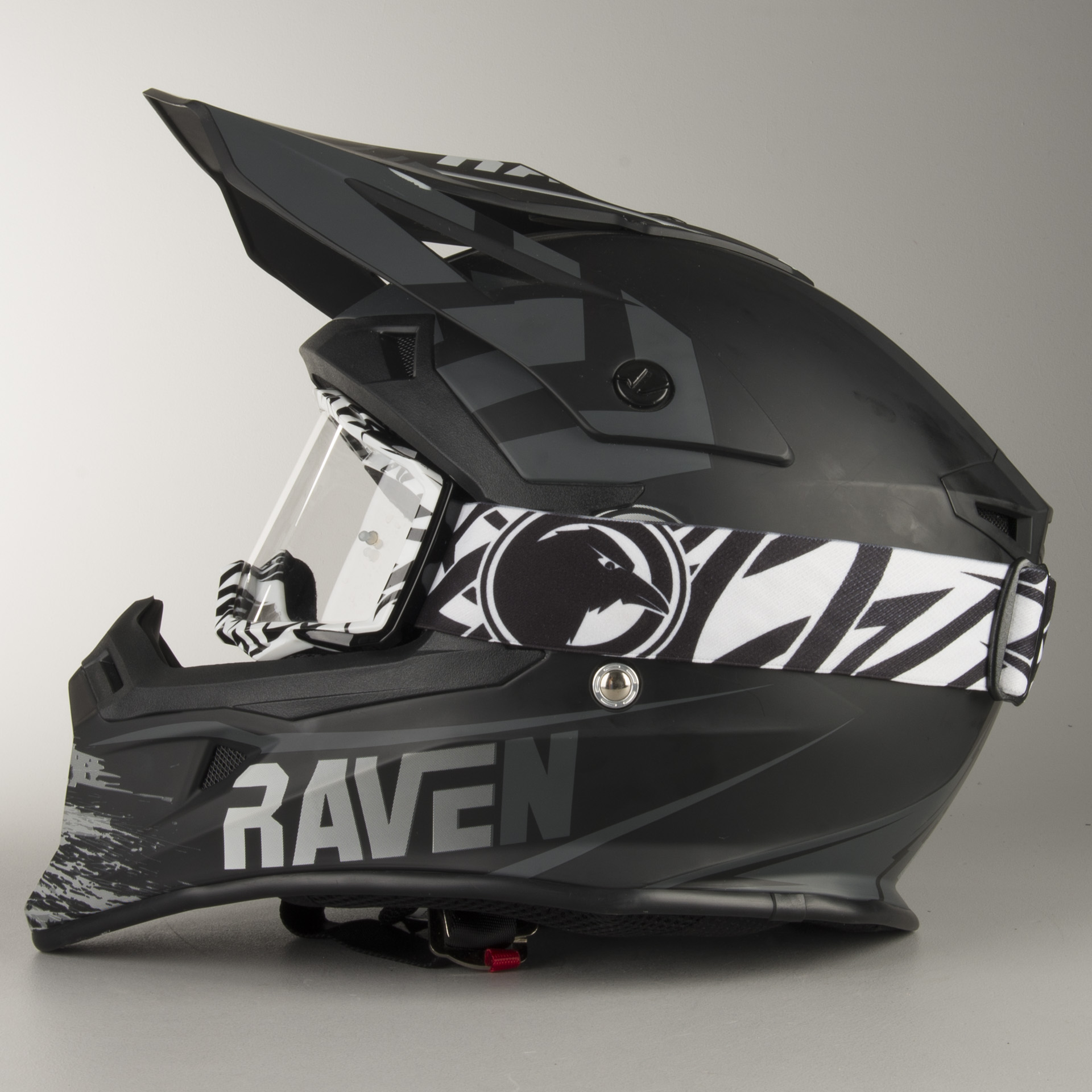 Raven Sniper Crew MX Goggles Mirror