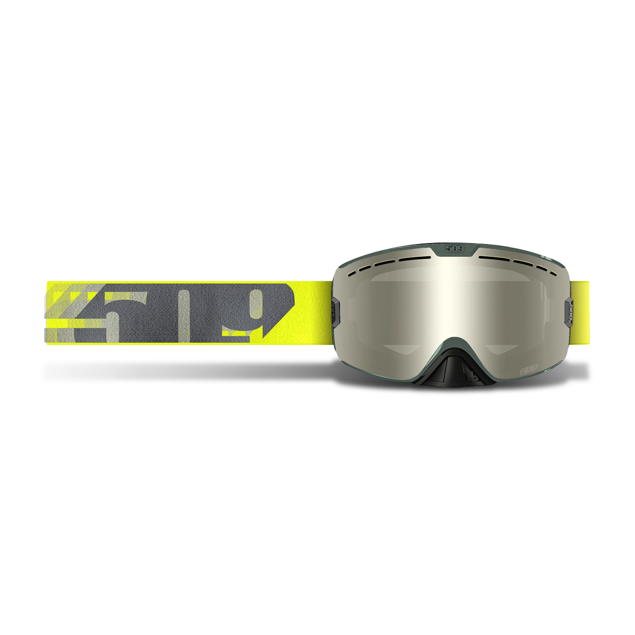 509 Kingpin Snowmobile Goggles Lime Gray