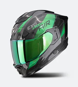 Uždaras Šalmas Scorpion EXO-1500 Carbon Air Platted