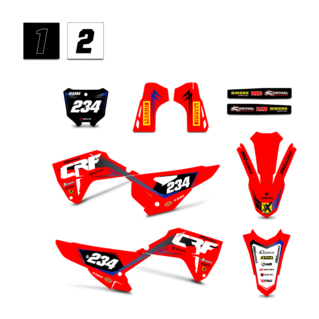 Tarrasarja 24MX Honda Dart