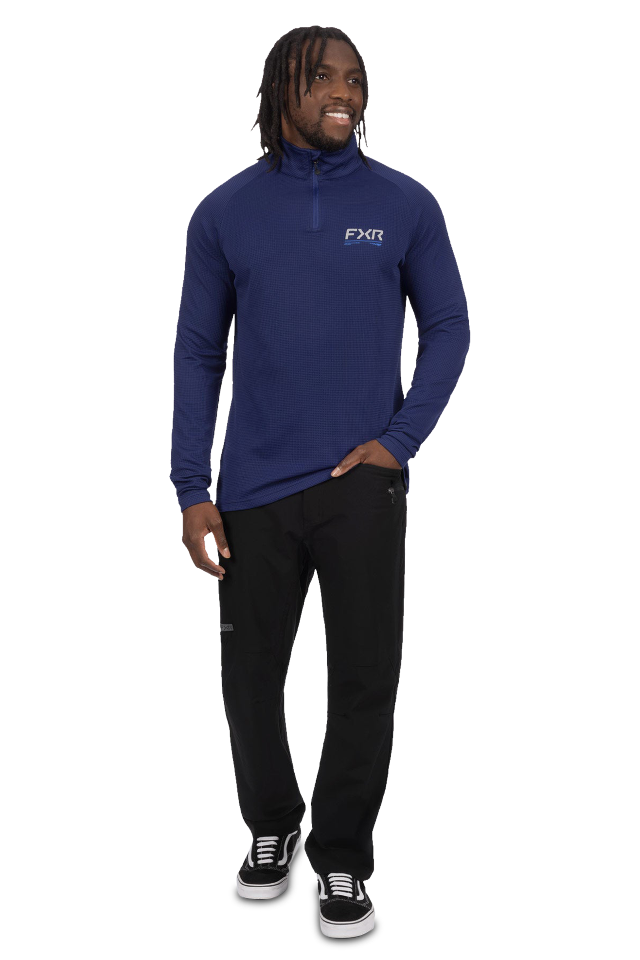 Felpa FXR Pilot Upf 1/4 Zip A Maniche Lunghe