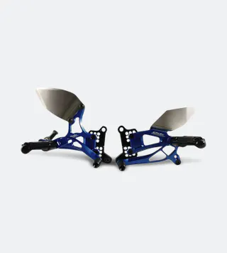 Commandes Reculées Valter Moto Type 2.5 Bleues