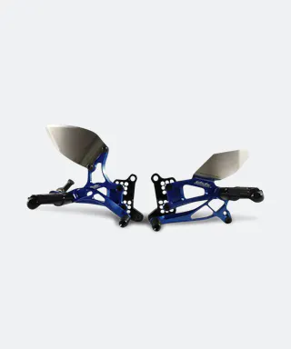 Valter Moto Type 2.5 Verstelbare Voetsteunen Blauw