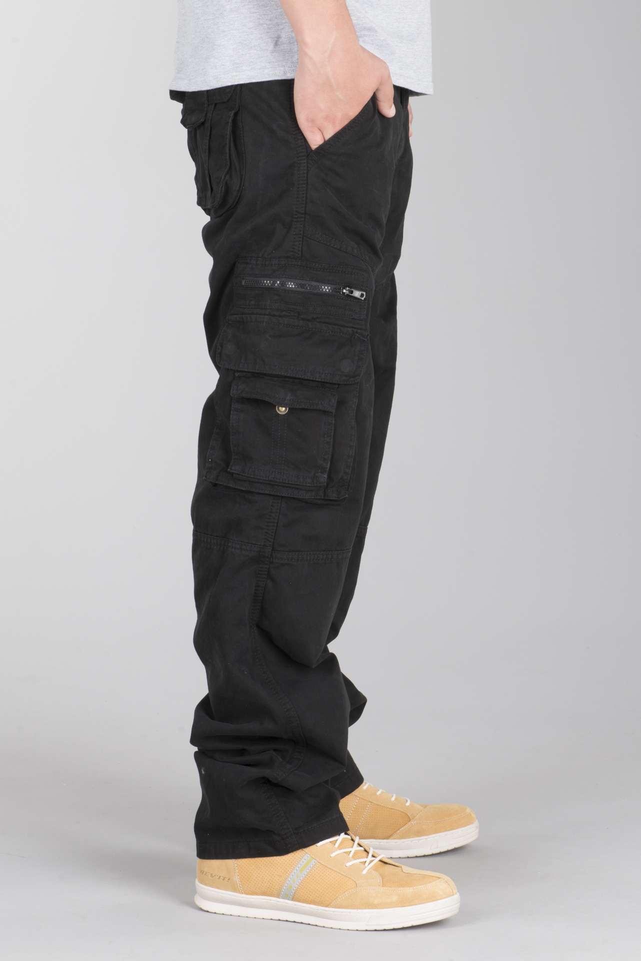 Pantalones Cargo de Moto Course Refuerzo Aramida Negros - Ahora con un 70%  de descuento - xlmoto.es