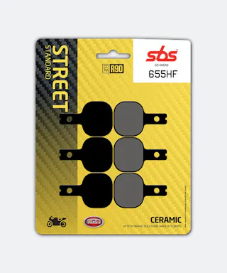 Remblokken SBS 655HF Street Standard 6-delig