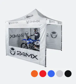 Mur avec fenêtre moustiquaire 24MX pour tente paddock