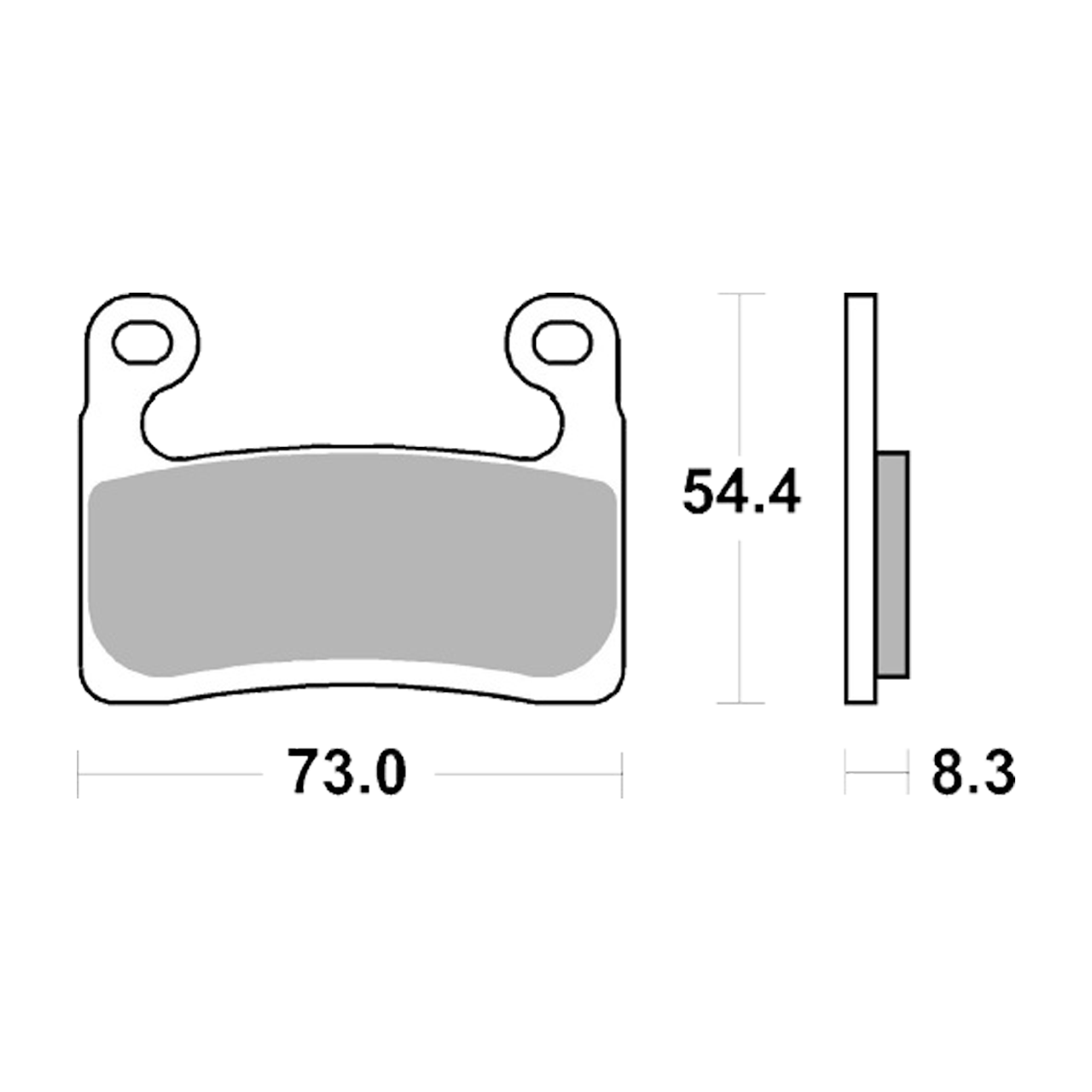 Moto-Master RoadPro Carbon Racing Front Brake Pads