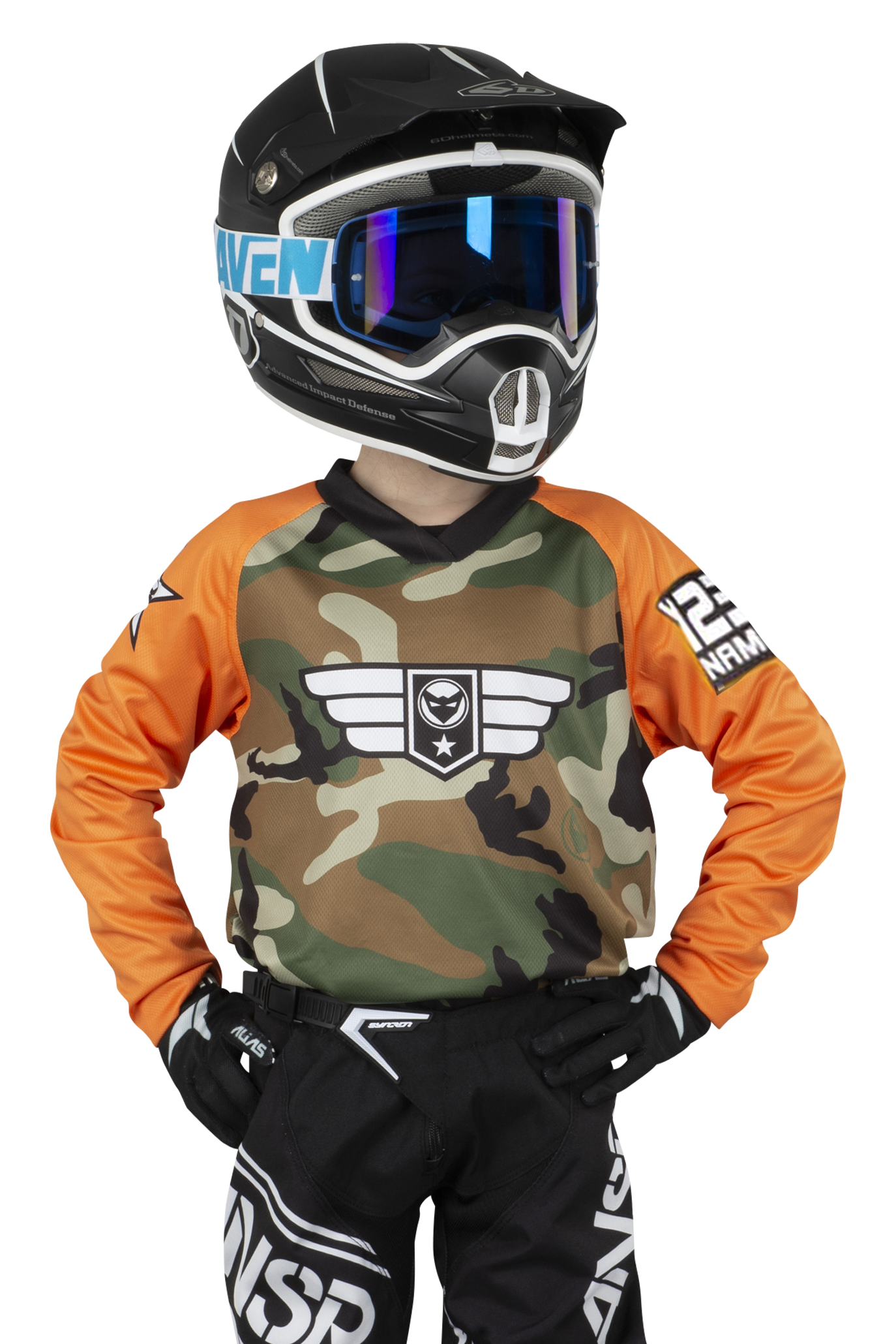 Personalised 24MX Kids WOOD CAMO Jersey