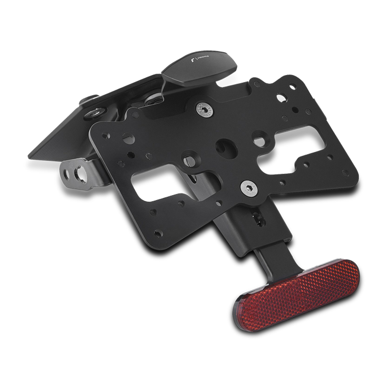 Kit de Soporte para Placa de Matrícula Rizoma Fox Negra