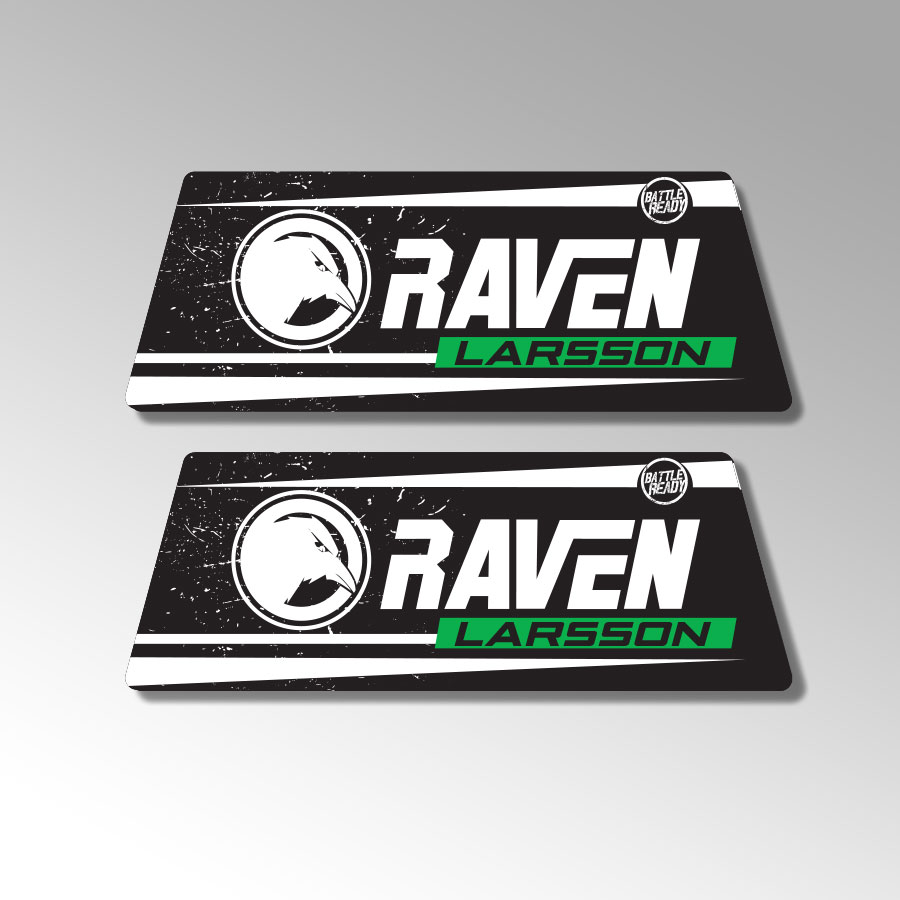 24MX Personalised Stickers for Raven Stand