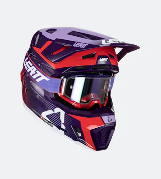 Leatt Moto 7.5 V24 MX Helmet Kit with Goggles