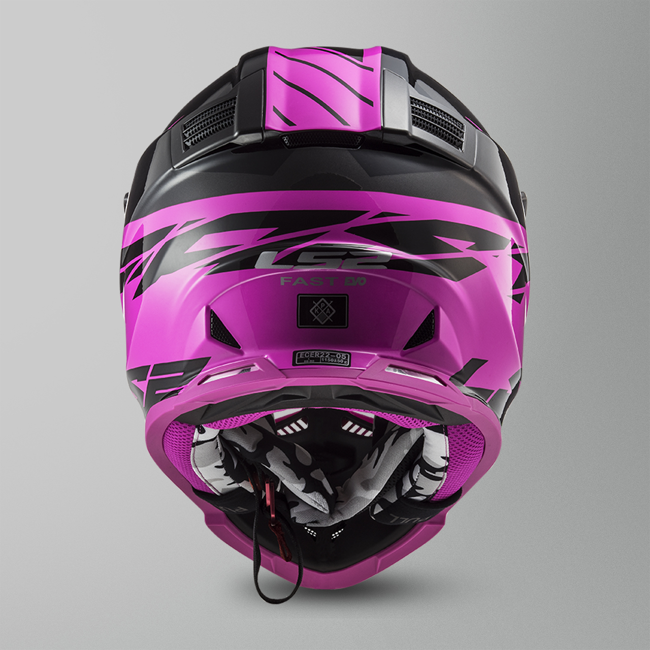 purple mx helmet