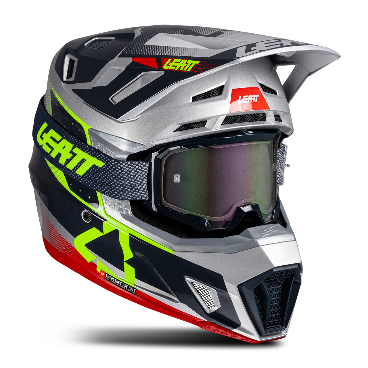 Crosshelm Kit Leatt Moto 7.5 V25 Met Brillen
