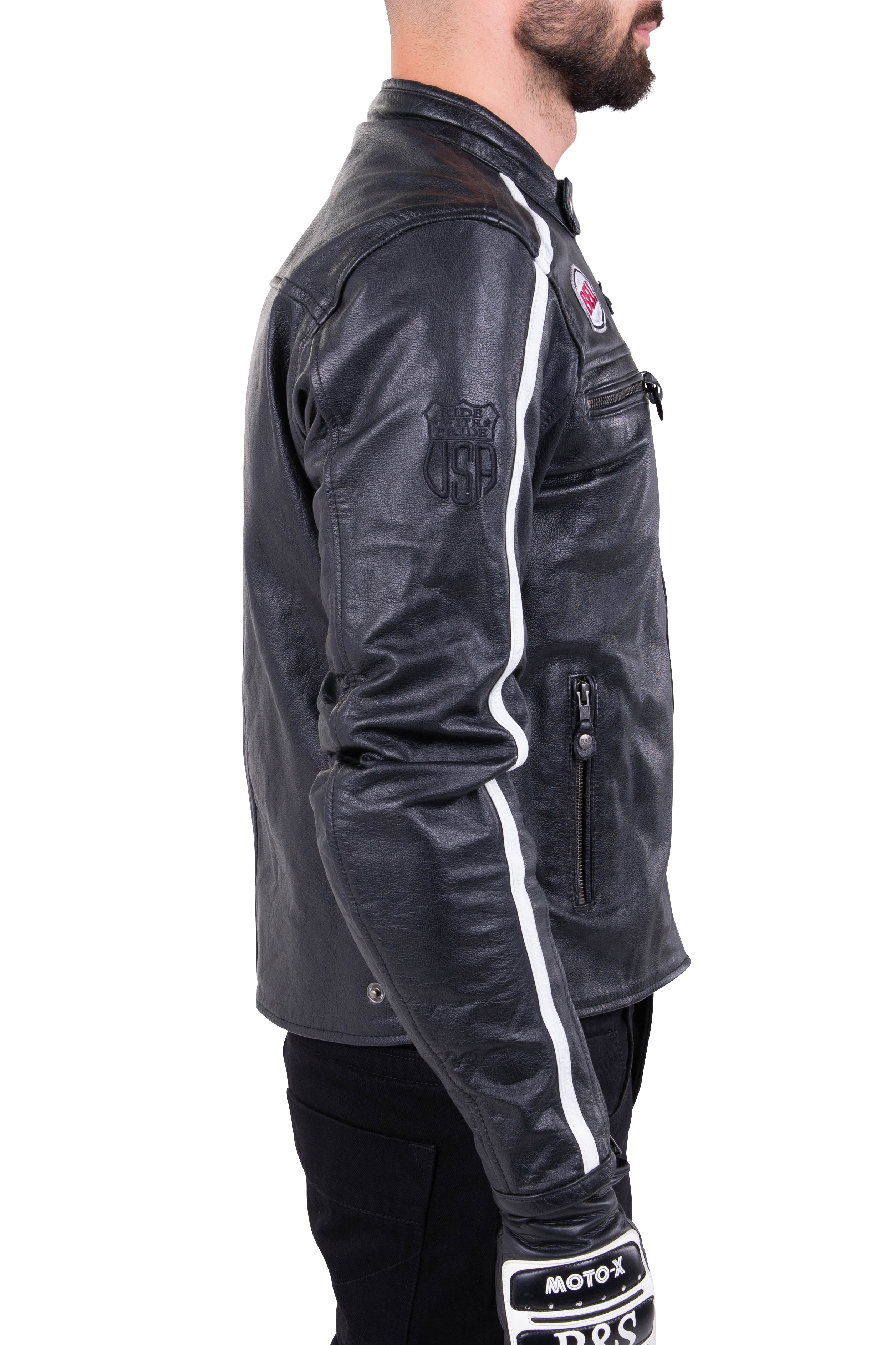 Ride&Sons Heritage Racing Grand Prix Motorcycle Jacket