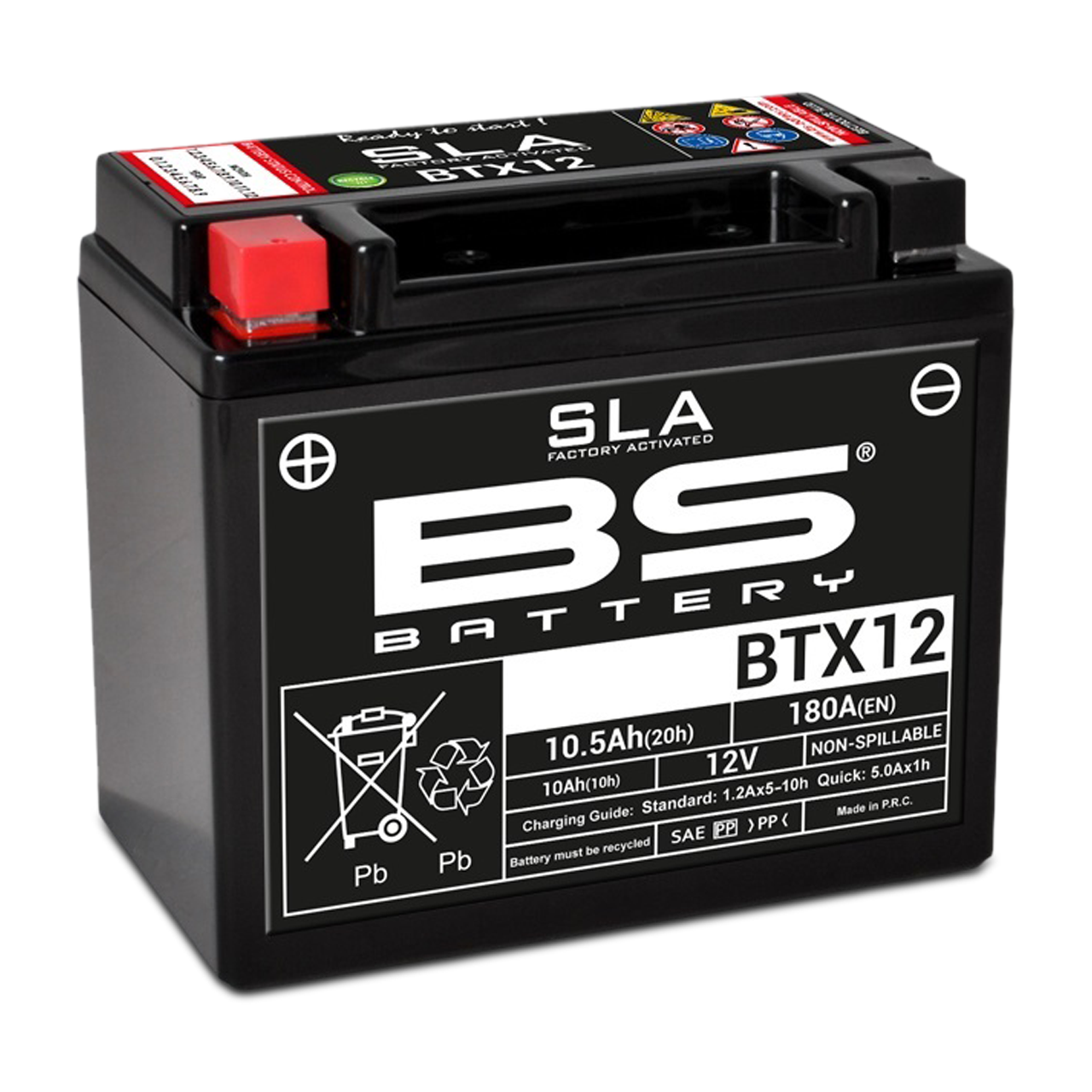 BS Battery SLA BTX12 Maintenance Free Battery