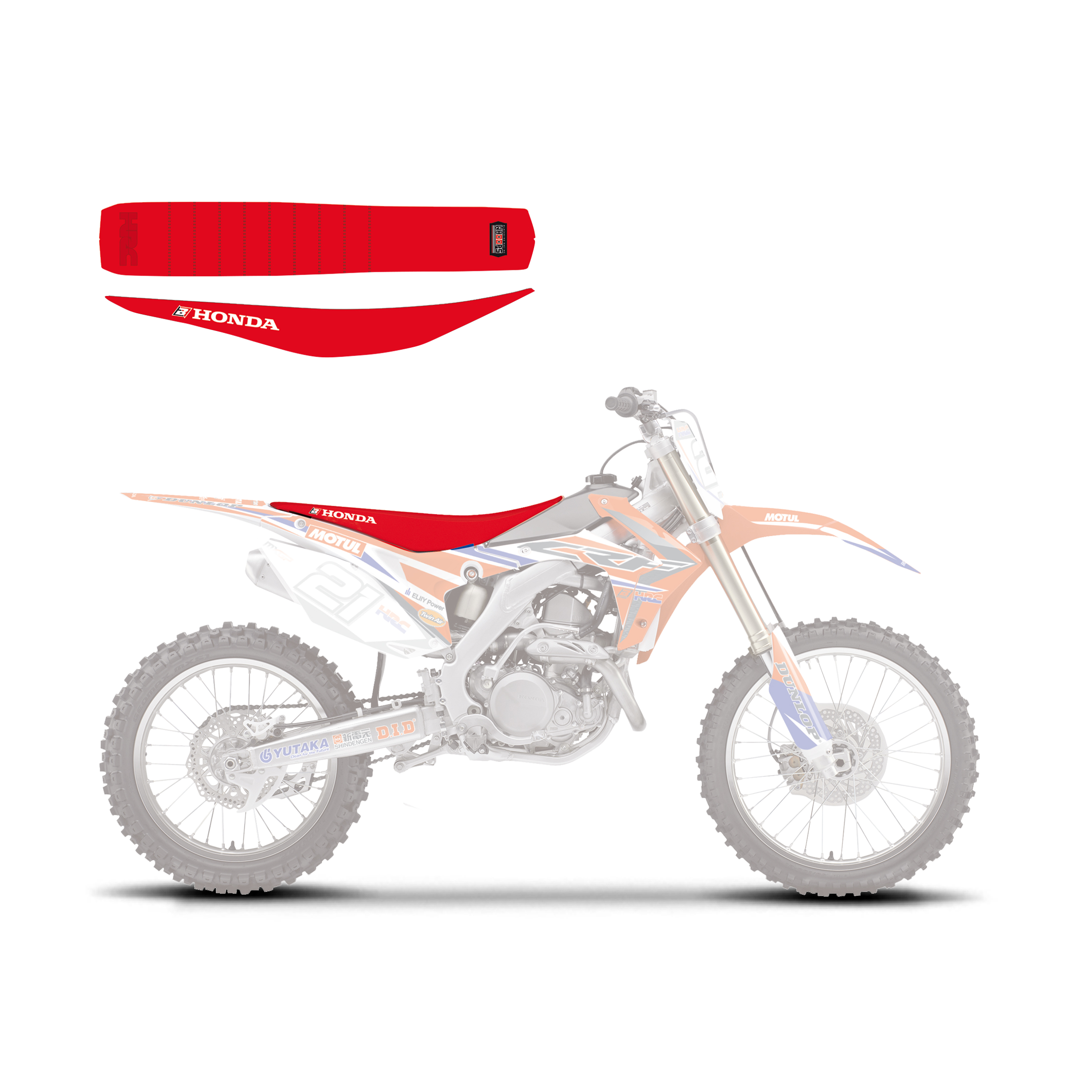 Funda de Asiento Blackbird Replica Team HRC 2016