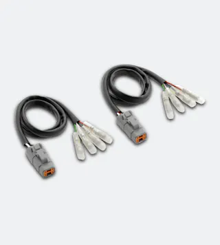 Juego de Cables para Intermitentes Traseros Rizoma Negro