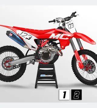Комплект Декали 24MX Gas Gas MC 2021 С Име И Номер
