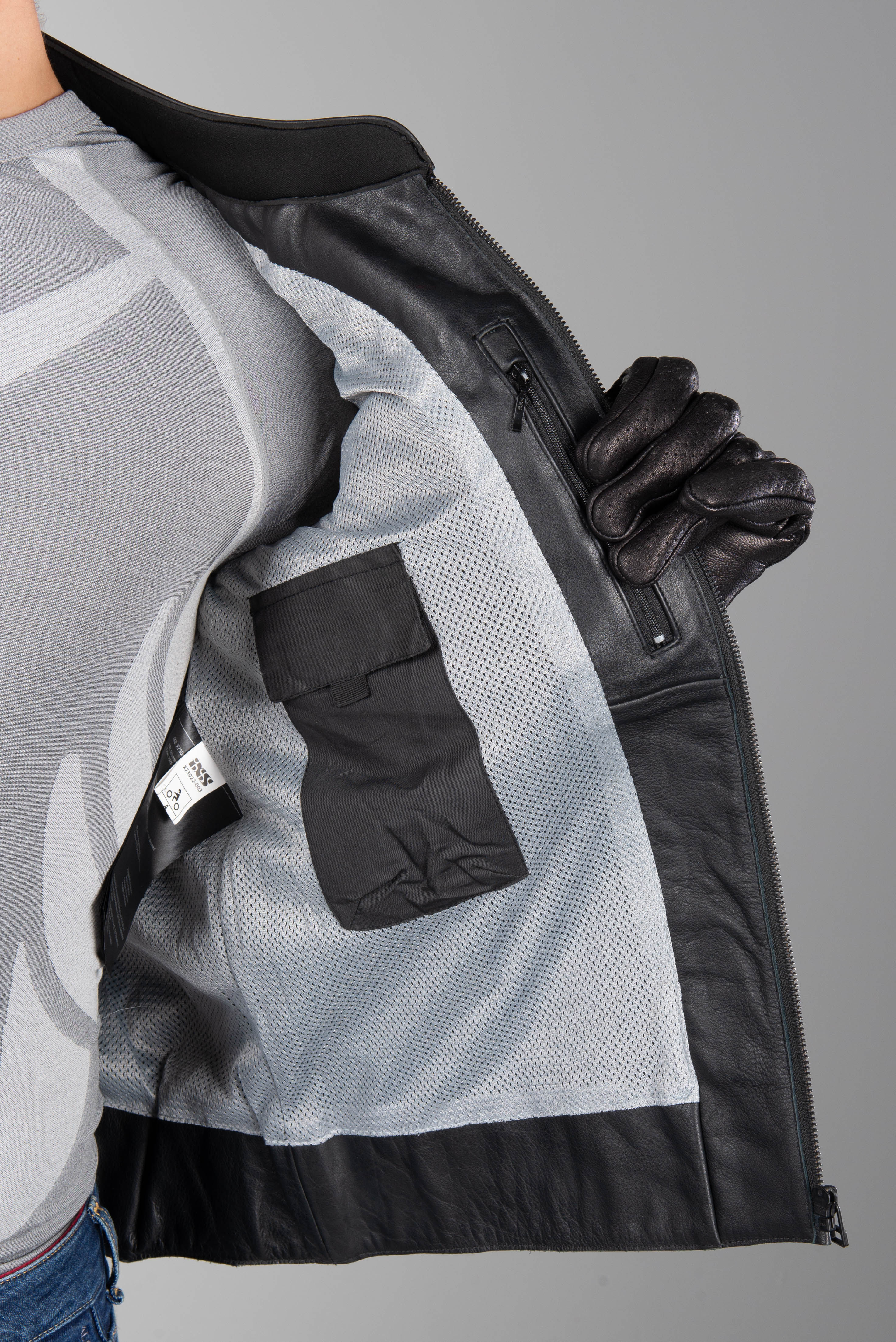 Chaqueta de Moto iXS Classic LD Dark
