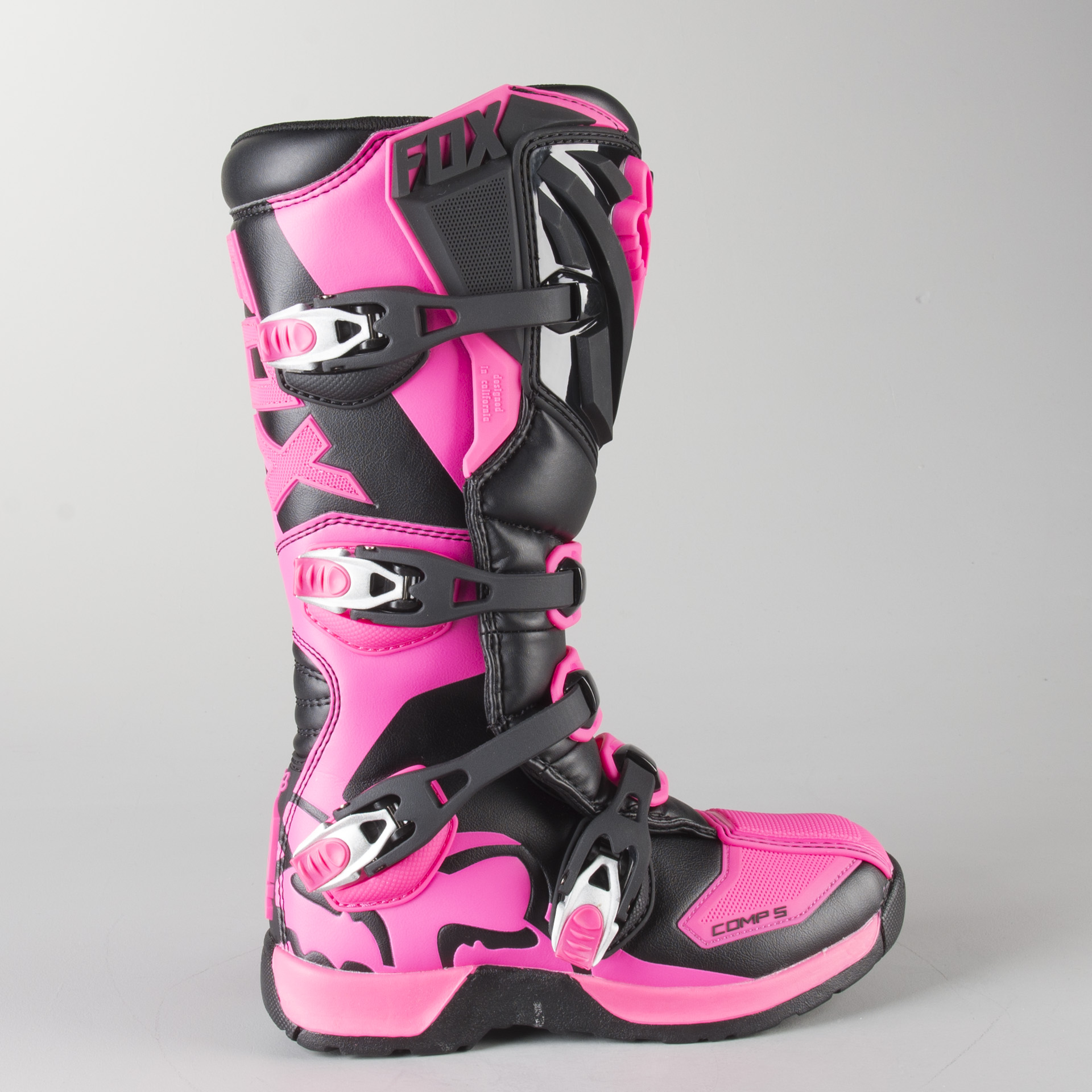 FOX Comp 5 Women´s MX Boots Black-Pink 