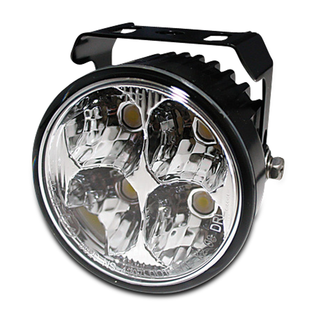 Highsider Insertro Faro Principale A LED Tipo 6 Con TFL, Rotondo 5 3/4 Pollici, Cromato – Faro Supplementare Moto - 4