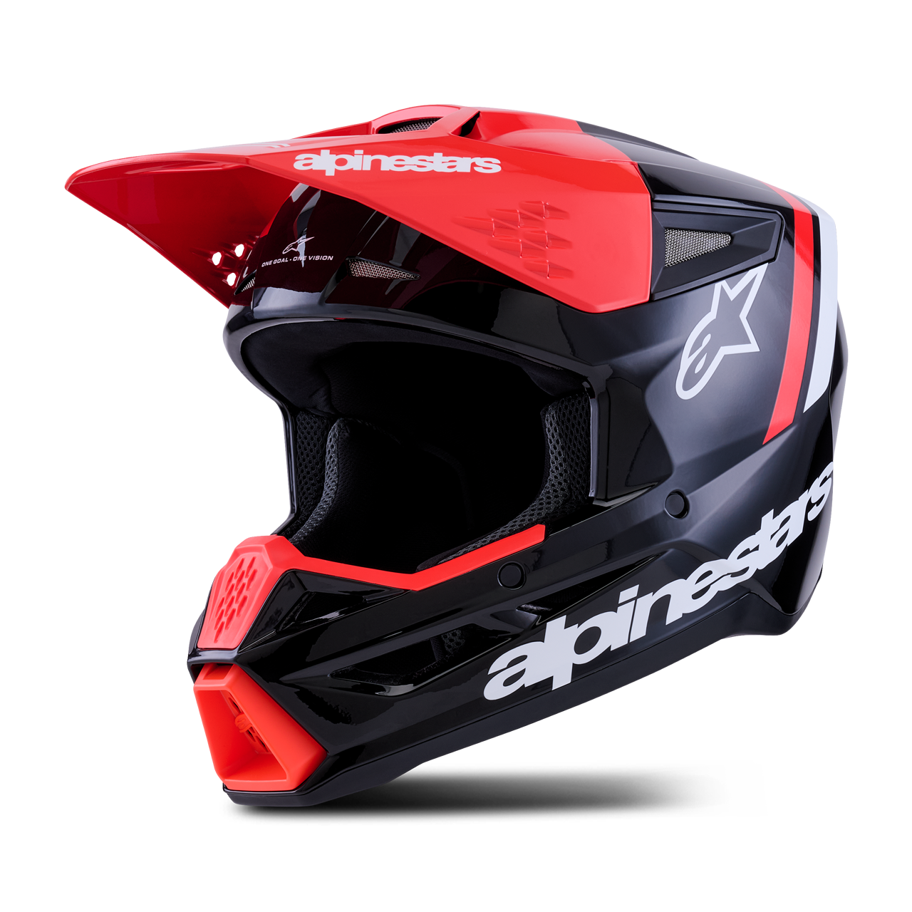 Casco MX Alpinestars SM3 Radium White