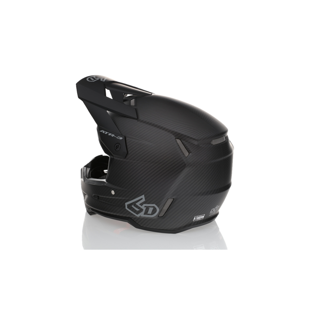 Casco MX 6D ATR-3 Solid FIM