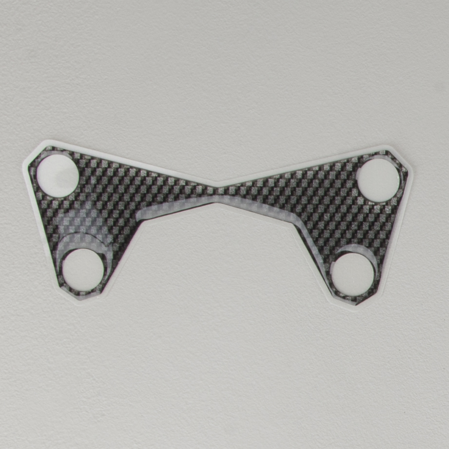 OneDesign Triple Clamp Decal Carbon