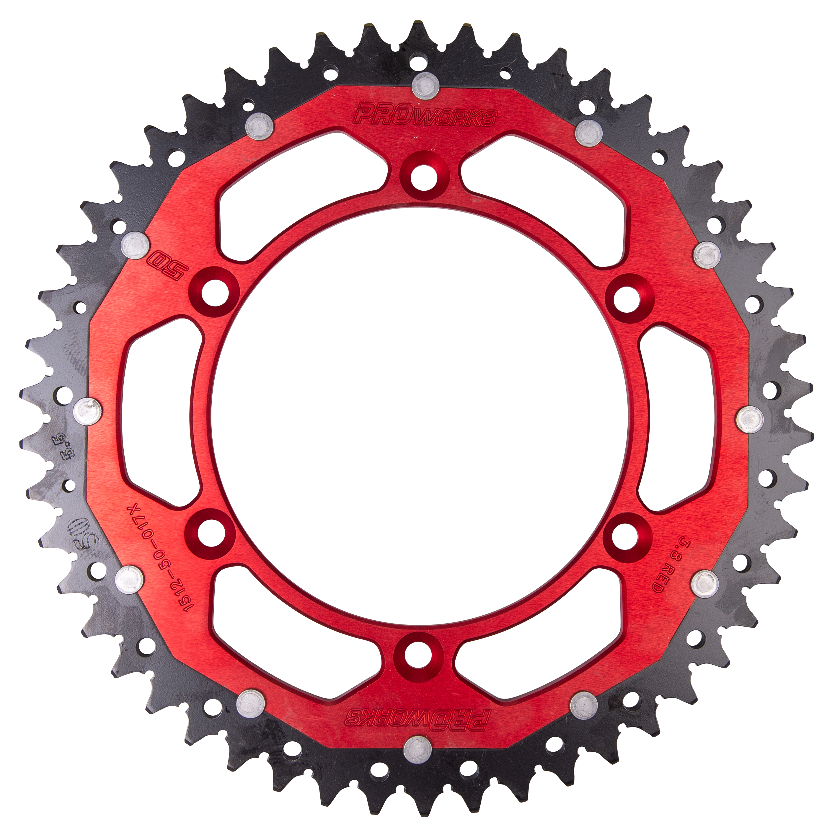 Proworks Interlink Rear Sprocket Red | 24MX