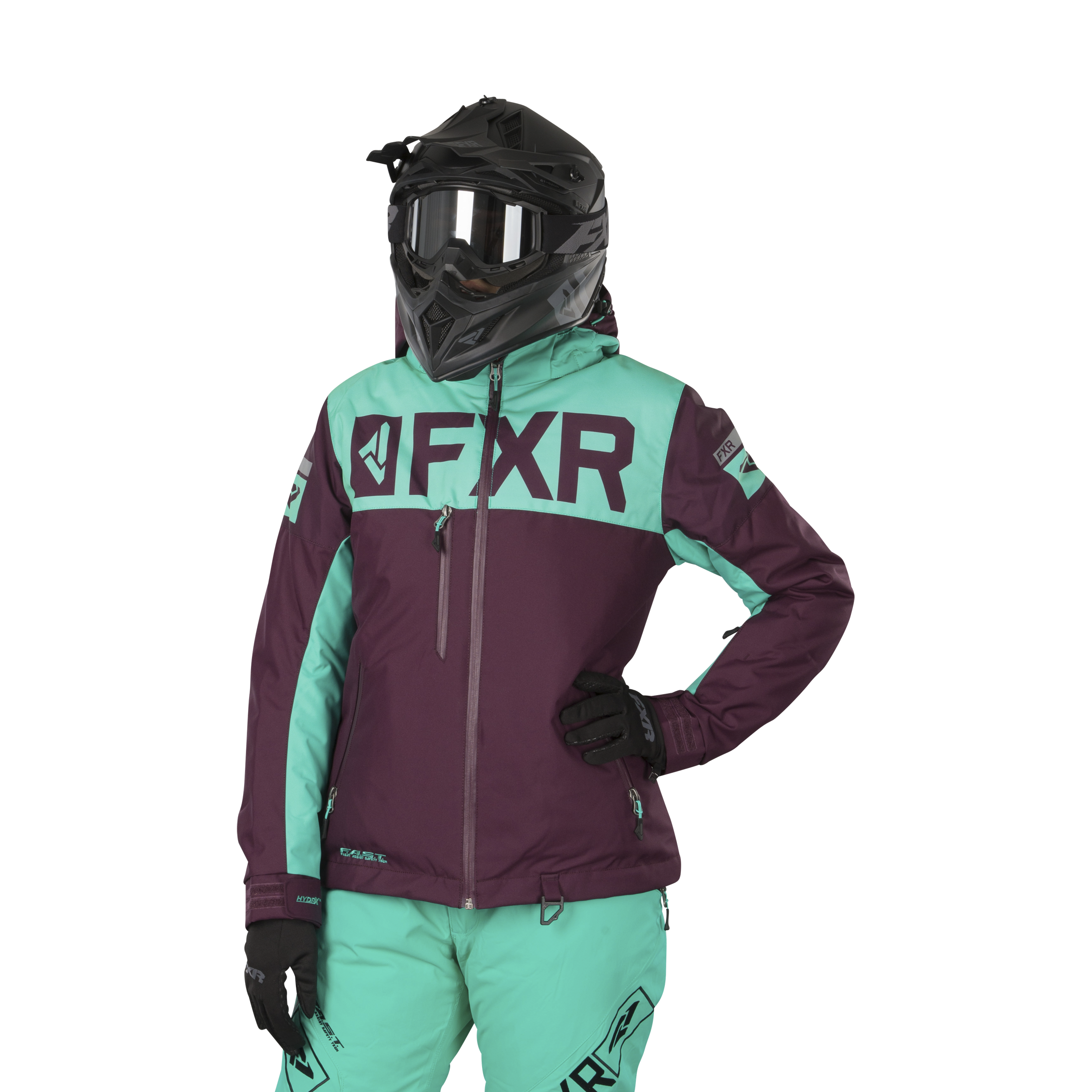 Jakke Dame FXR Helium FX Plum Mint Nå 17% Du sparer Jakke Dame FXR Helium FX Plum Mint Nå 17% Du sparer