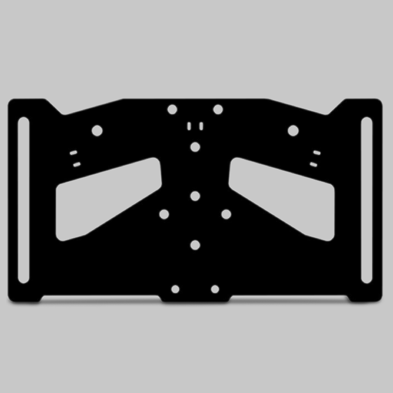 Valter Moto King License Plate Support Black