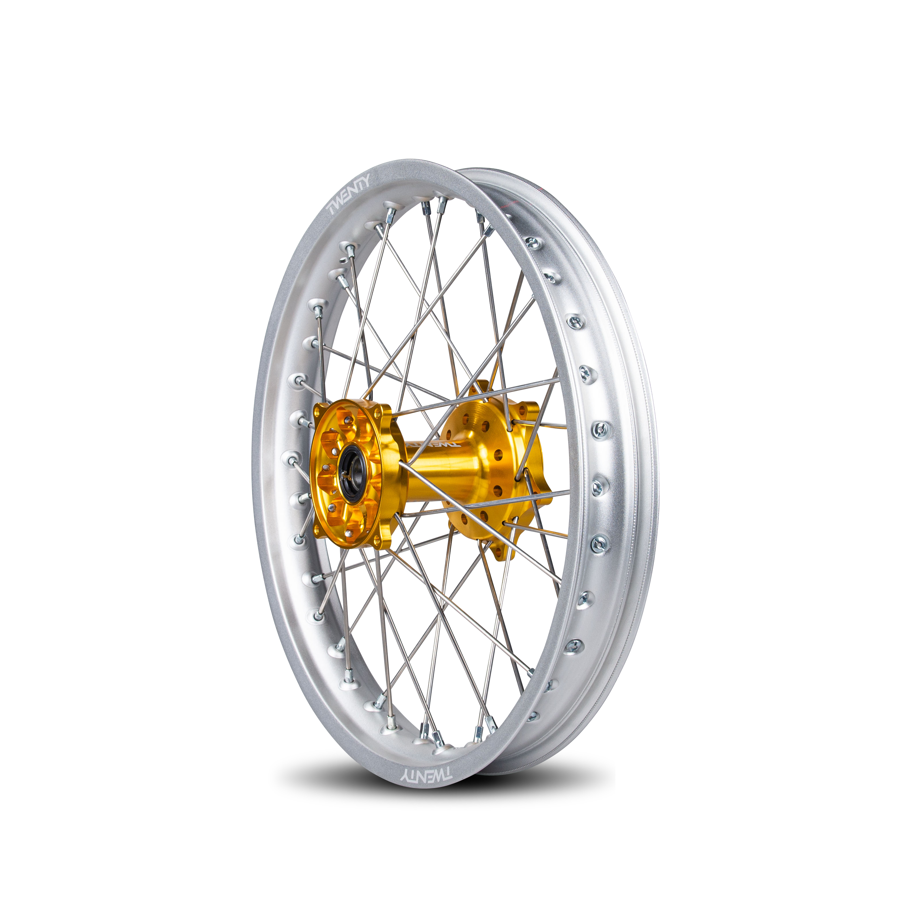 Roată Spate Twenty MX 19" Argintiu-Auriu