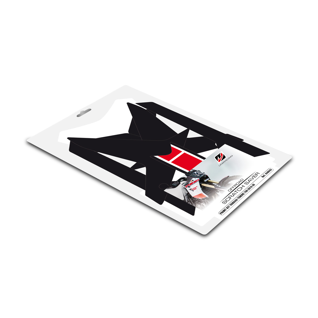 Stickerset Voor Uniracing Protection Helder-Zwart