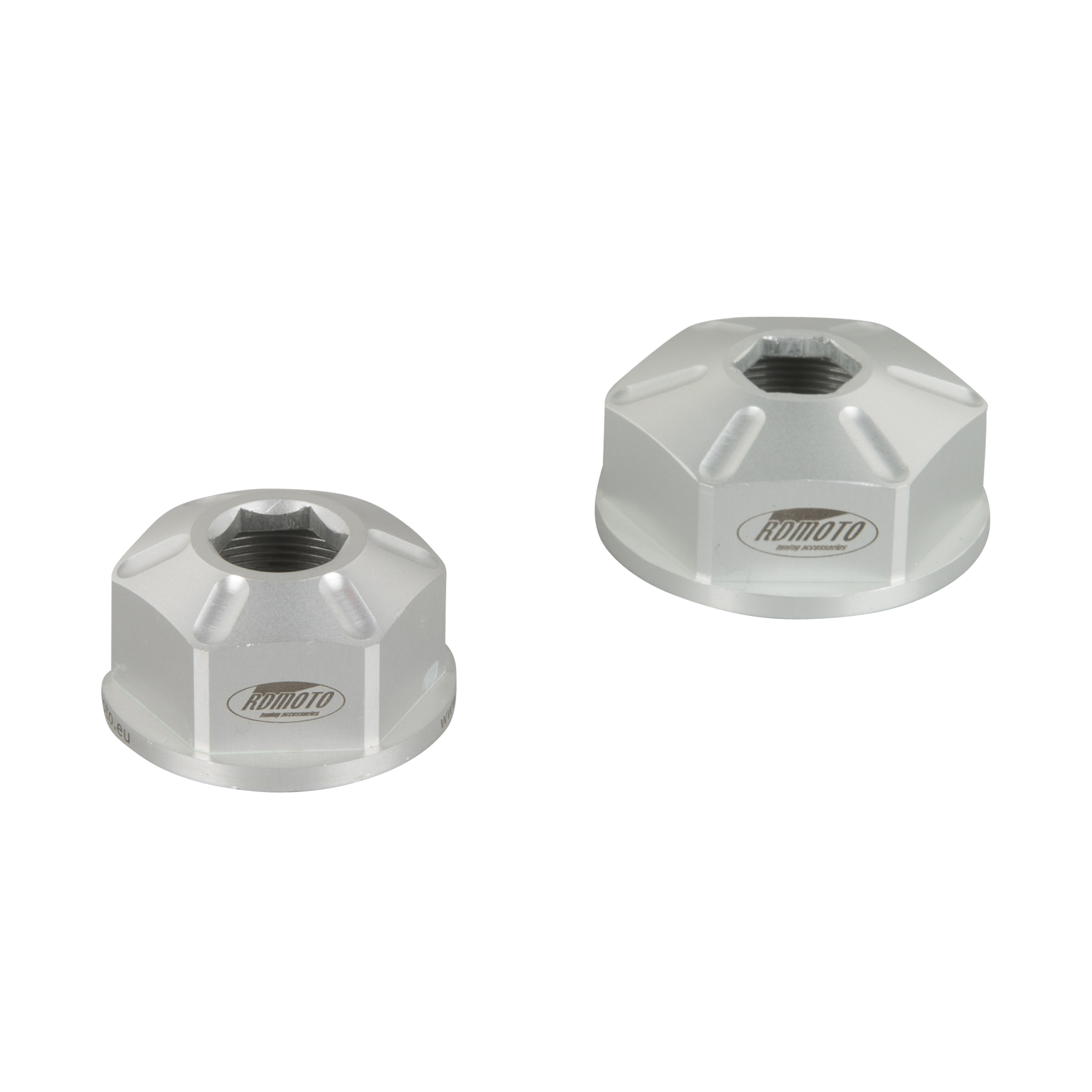 RDMOTO Steering Stem Nut Silver