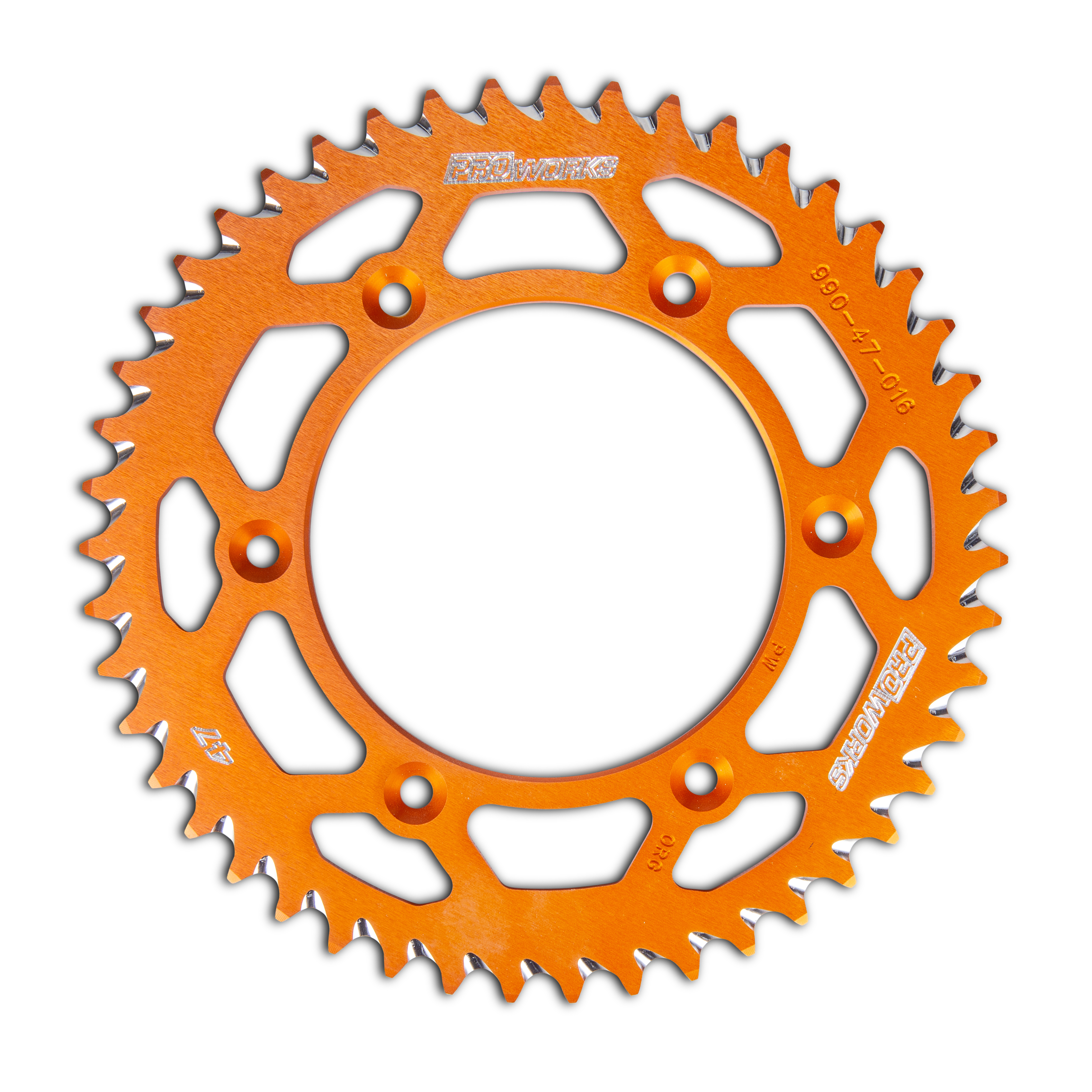 Tandwiel Achter Proworks Aluminium Oranje
