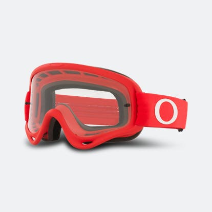 Maschera Cross Oakley O-Frame® Trasparente Moto Rossa - Adesso 36% di  risparmio