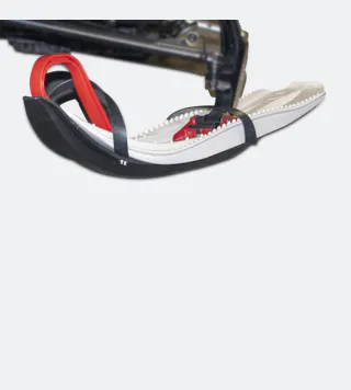 Hihnat SLP Ski Slips 22" Musta (pari)
