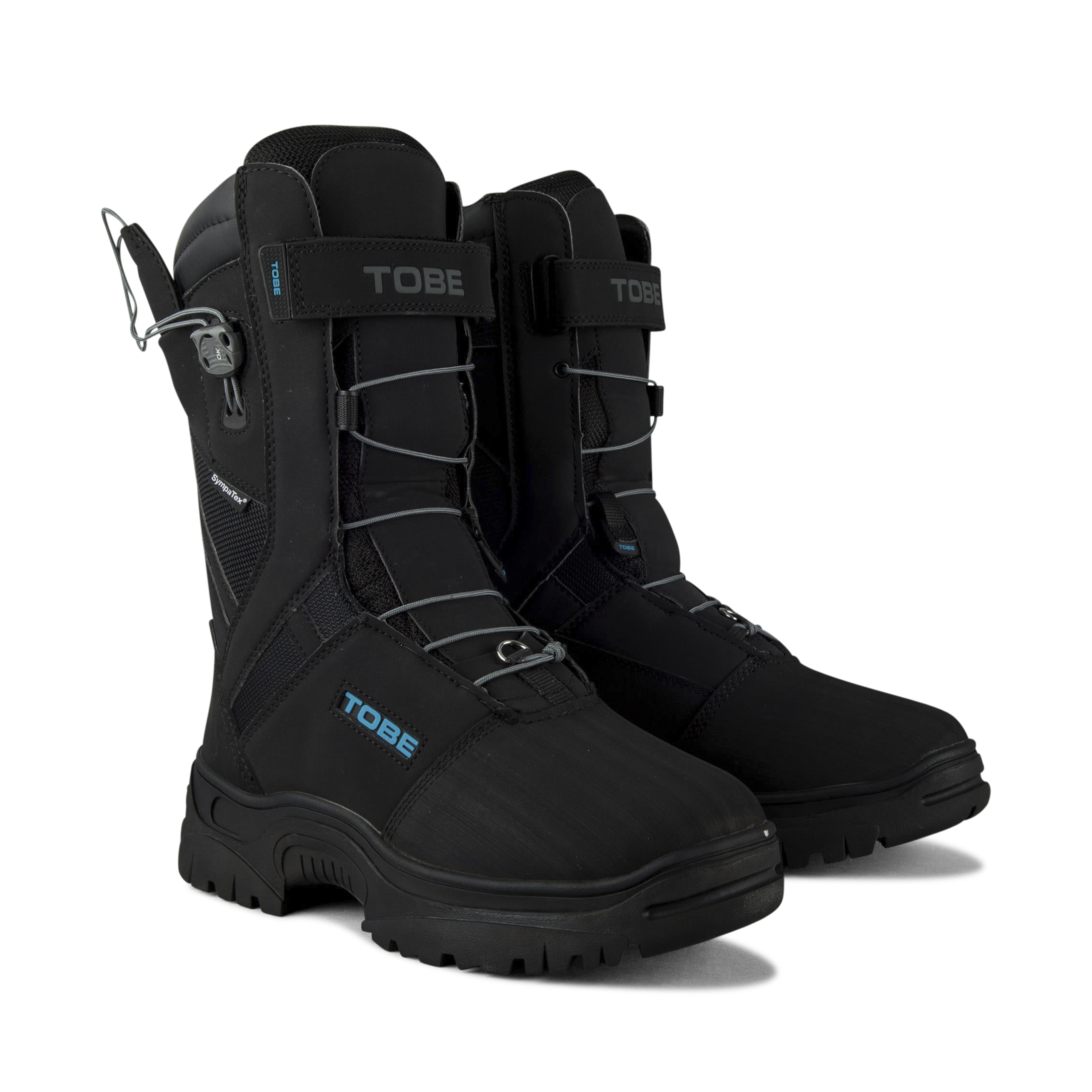 Skoterkängor TOBE 2.0 Contego Speed Lacing Jet Black Nu 65 Tobe Contego 2.0 Boot Jet Black