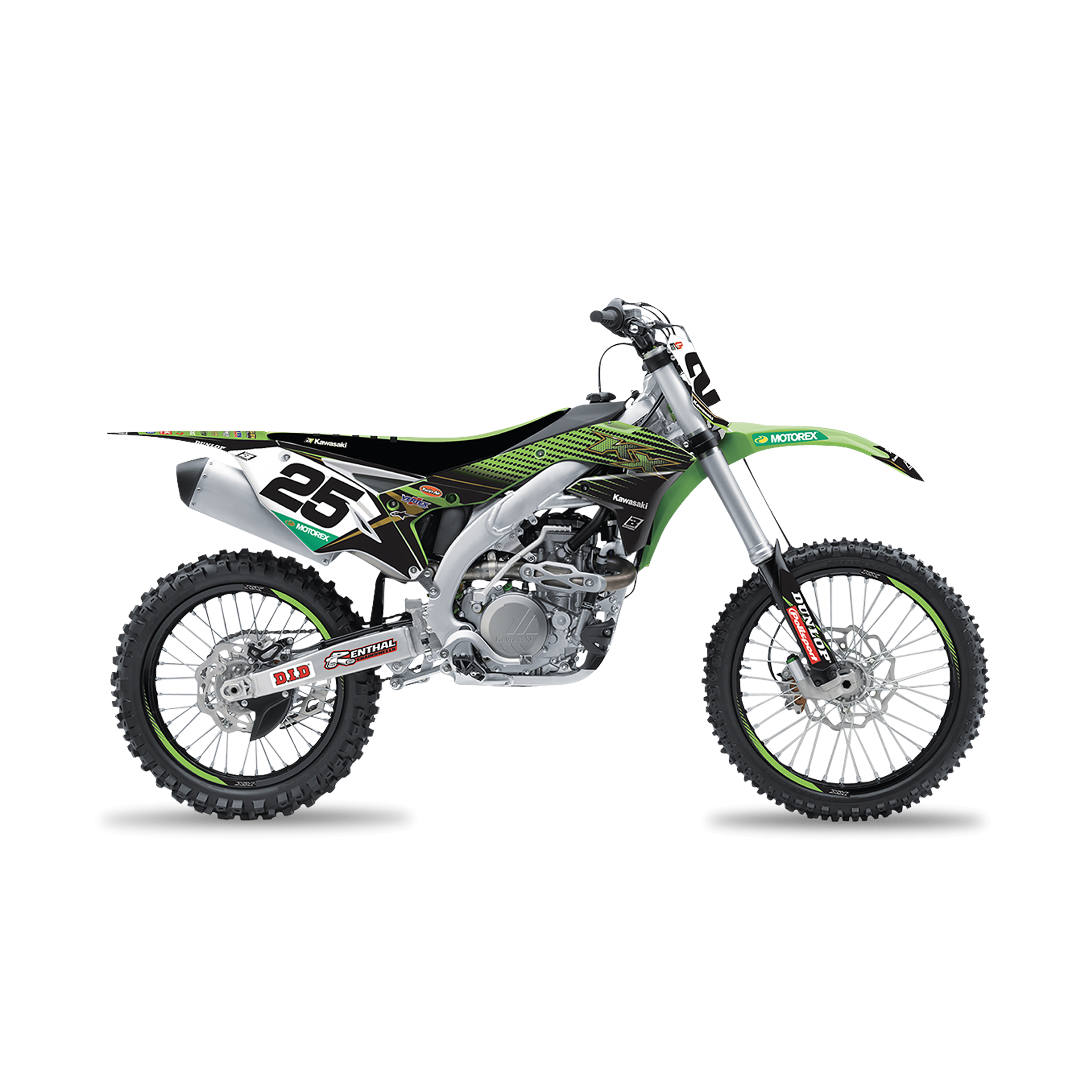 Blackbird Replica Racing Team 19 Complete Decal Kit with Seat Cover Black-Green