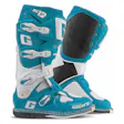 turquoise/wit