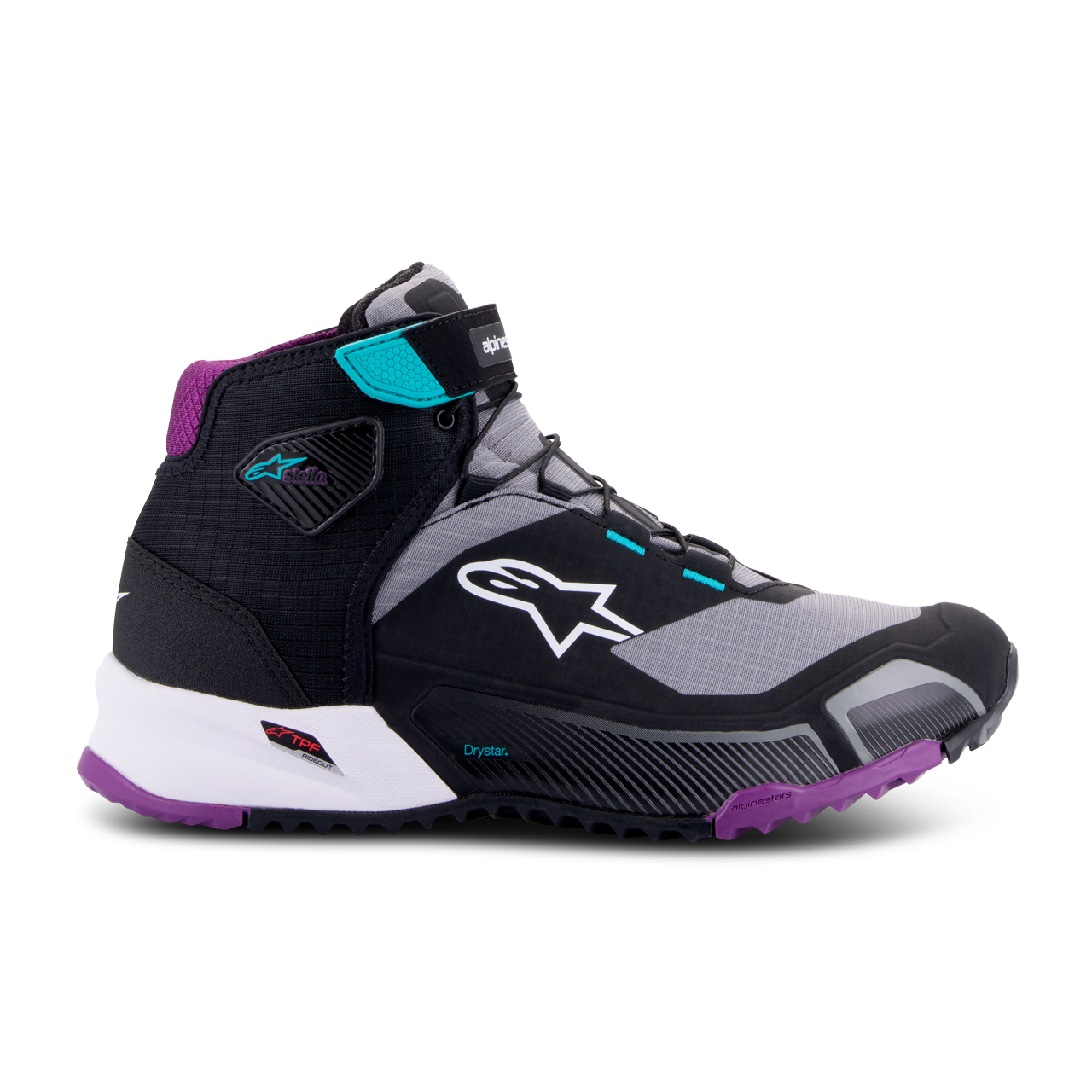 Motorschoenen Alpinestars CR-X Drystar Dames Plom Thee